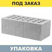 Кирпич Серый "Бархат" облицовочный (1,4NF) г.Железногорск (352шт.)
